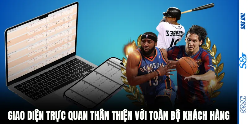Giao diện trực quan thân thiện với toàn bộ khách hàng
